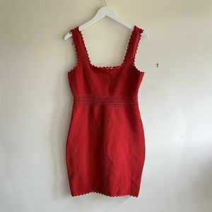 Rebecca Taylor Knit Crochet Dress